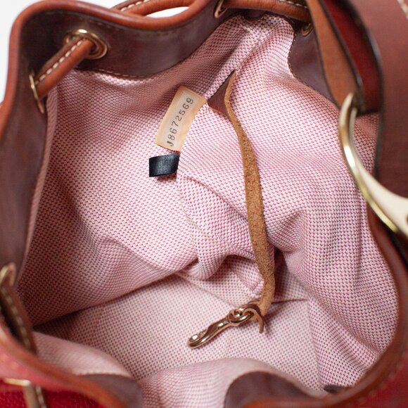 Vintage Dooney and Bourke Red Leather Bag - Picture 8 of 10